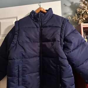 WeWoreWhat Deep Blue jacket unisex NWT